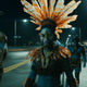 Alex Livinalli as Attuma, Mabel Cadena as Namora in Black Panther: Wakanda Forever